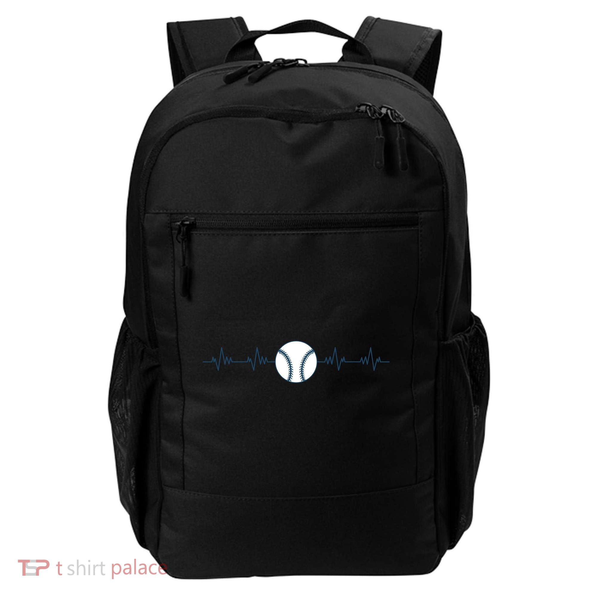Baseball Heartbeat Backpack