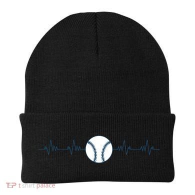 Baseball Heartbeat Beanie