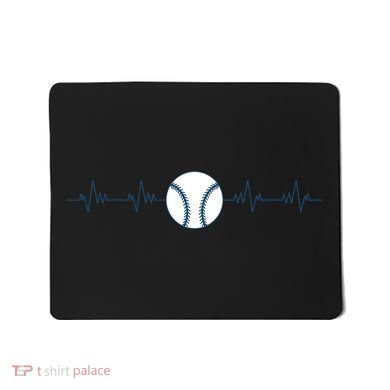 Baseball Heartbeat Mousepad