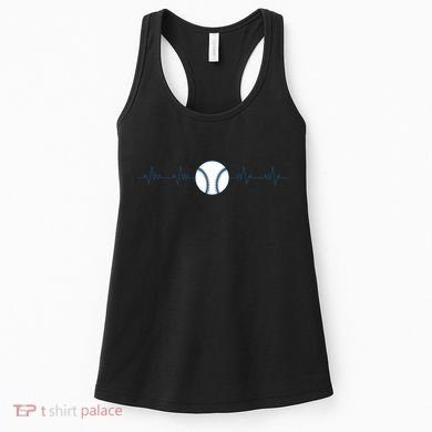 Baseball Heartbeat Women's Tank Top