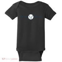 Baseball Heartbeat Baby Bodysuit thumb 0