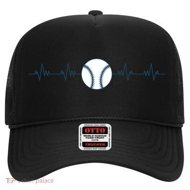 Baseball Heartbeat Hat