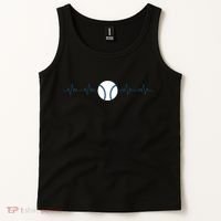 Baseball Heartbeat Tank Top thumb 2