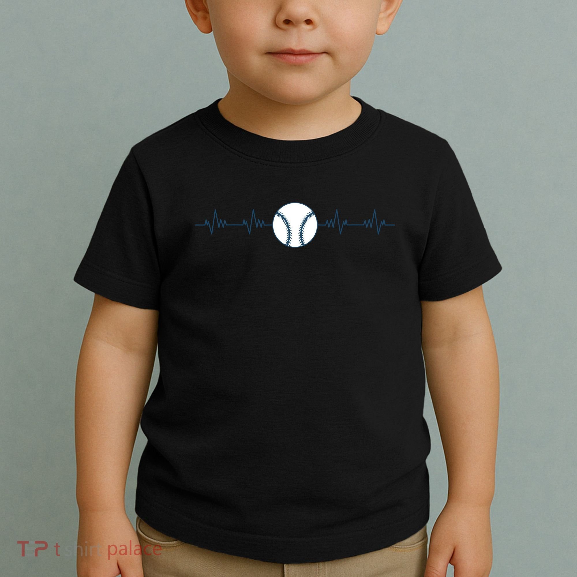 Baseball Heartbeat Toddler T-Shirt