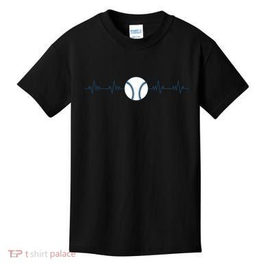 Baseball Heartbeat Kids T-Shirt