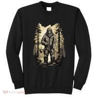 Bow Hunting Bigfoot Funny Bow Hunting Sasquatch Hunting Sweatshirt thumb 0