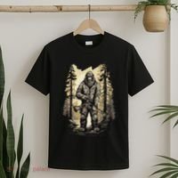 Bow Hunting Bigfoot Funny Bow Hunting Sasquatch Hunting T-Shirt thumb 2