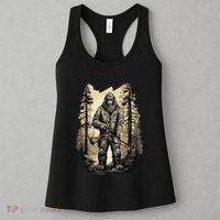 Bow Hunting Bigfoot Funny Bow Hunting Sasquatch Hunting Women's Tank Top thumb 3