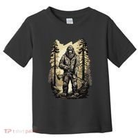 Bow Hunting Bigfoot Funny Bow Hunting Sasquatch Hunting Toddler T-Shirt thumb 0