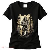 Bow Hunting Bigfoot Funny Bow Hunting Sasquatch Hunting Women's T-Shirt thumb 0