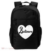 Baltimore Heart Baseball Sports Fan Backpack thumb 0