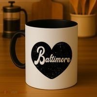 Baltimore Heart Baseball Sports Fan Coffee Mug thumb 4