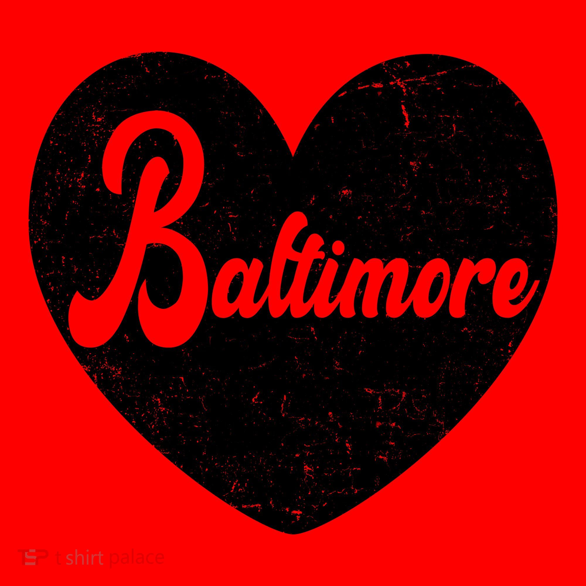 Baltimore Heart Baseball Sports Fan Santa Hat
