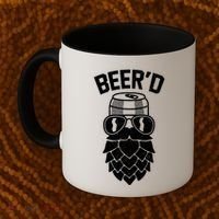 BeerD Hop Beard For Beer Ers Costume Cool Gift Coffee Mug thumb 2
