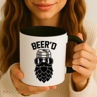 BeerD Hop Beard For Beer Ers Costume Cool Gift Coffee Mug thumb 3