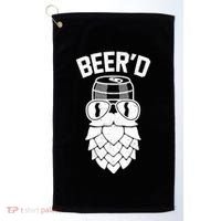BeerD Hop Beard For Beer Ers Costume Cool Gift Golf Towel thumb 0