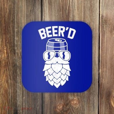 BeerD Hop Beard For Beer Ers Costume Cool Gift Coaster