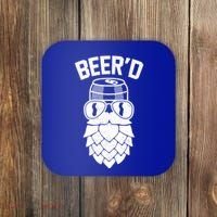 BeerD Hop Beard For Beer Ers Costume Cool Gift Coaster thumb 0