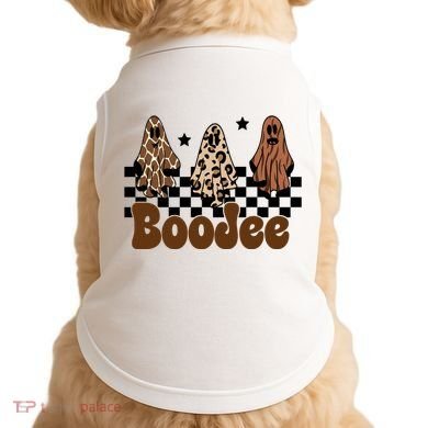 BooJee Halloween Bougie Ghost Funny Doggie Tank