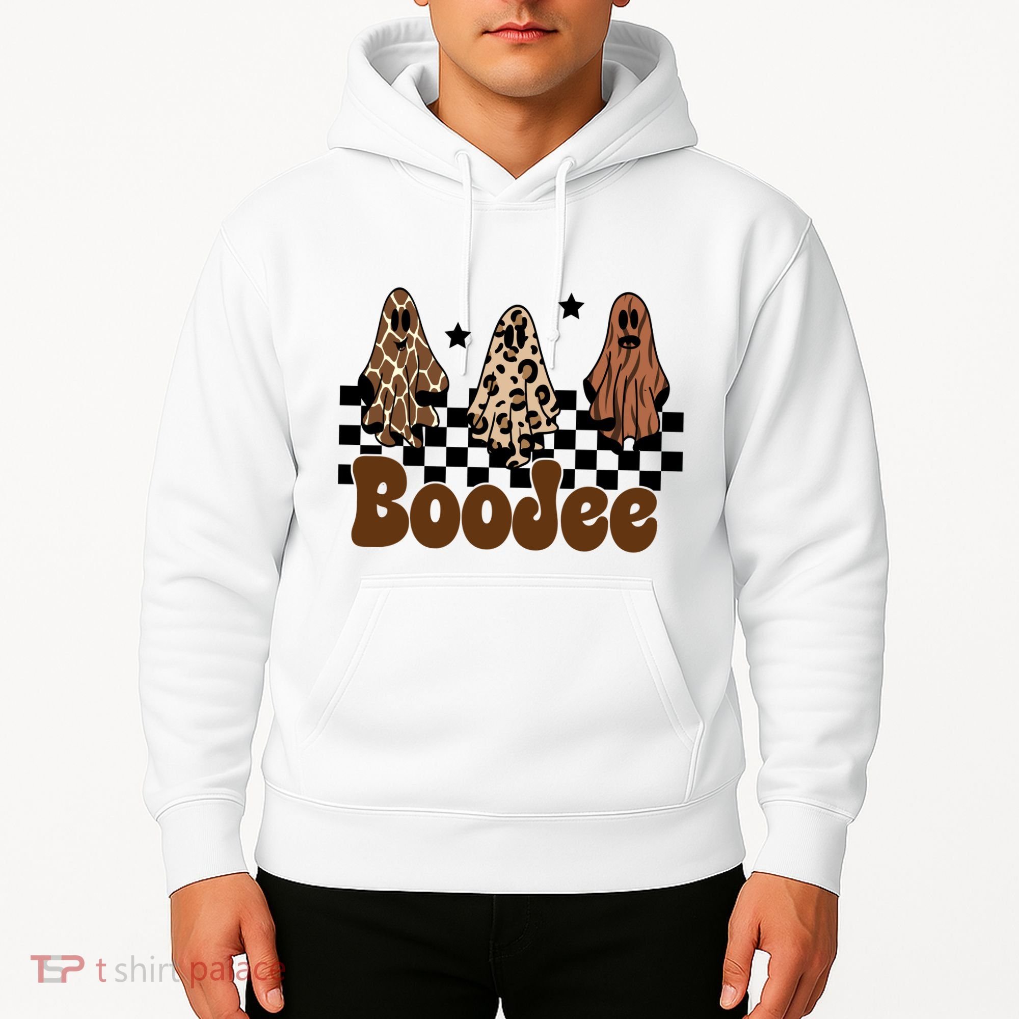 BooJee Halloween Bougie Ghost Funny Hoodie