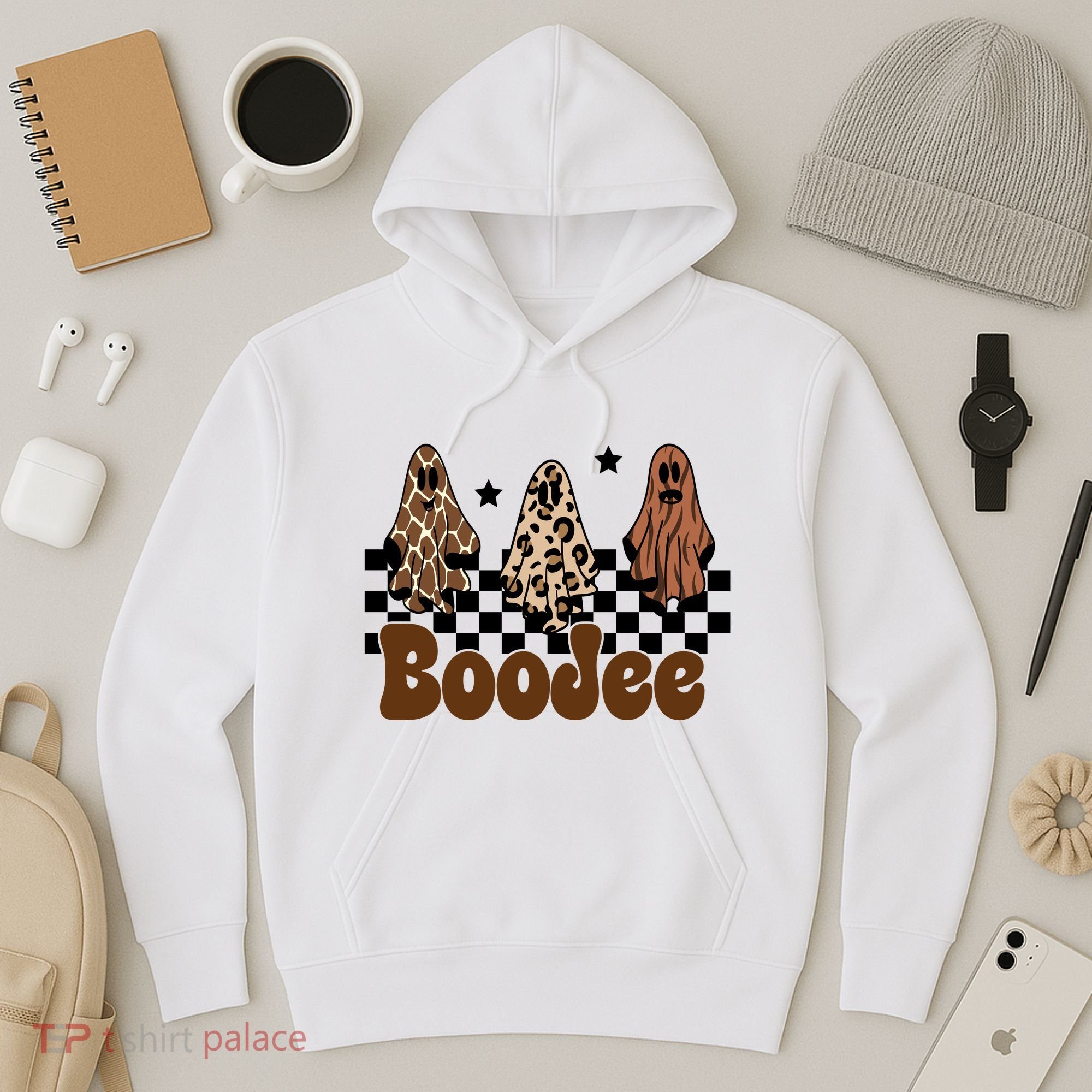 BooJee Halloween Bougie Ghost Funny Hoodie