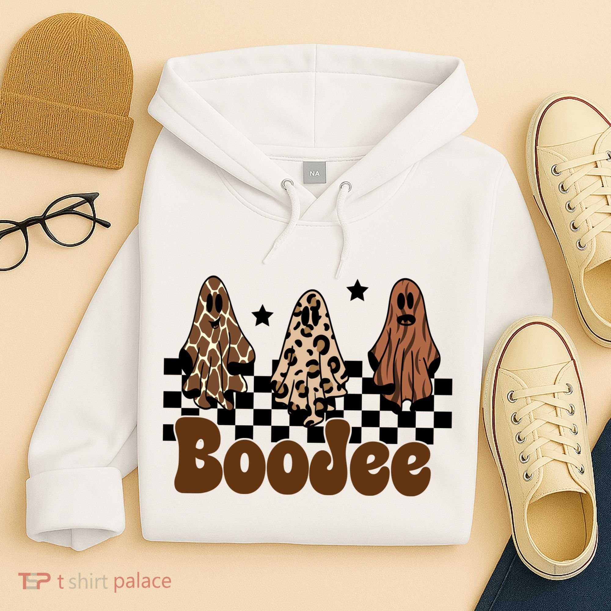 BooJee Halloween Bougie Ghost Funny Hoodie