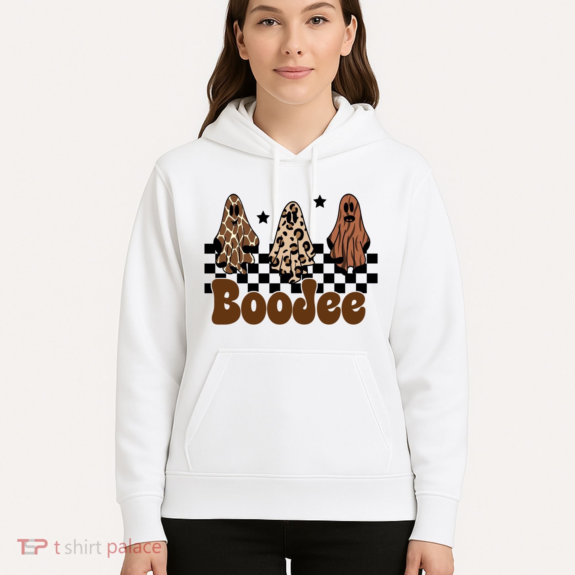 BooJee Halloween Bougie Ghost Funny Hoodie