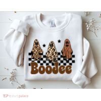 BooJee Halloween Bougie Ghost Funny Sweatshirt thumb 2