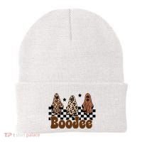 BooJee Halloween Bougie Ghost Funny Beanie thumb 0