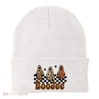 BooJee Halloween Bougie Ghost Funny Beanie thumb 0