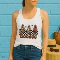 BooJee Halloween Bougie Ghost Funny Women's Tank Top thumb 2