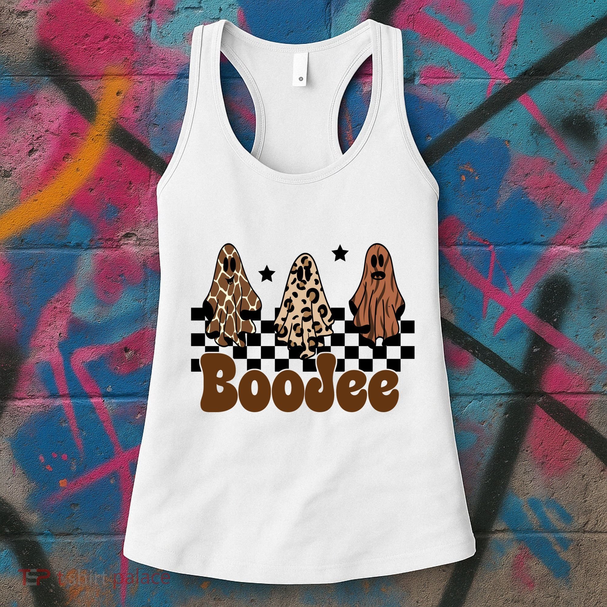 BooJee Halloween Bougie Ghost Funny Women's Tank Top