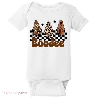 BooJee Halloween Bougie Ghost Funny Baby Bodysuit