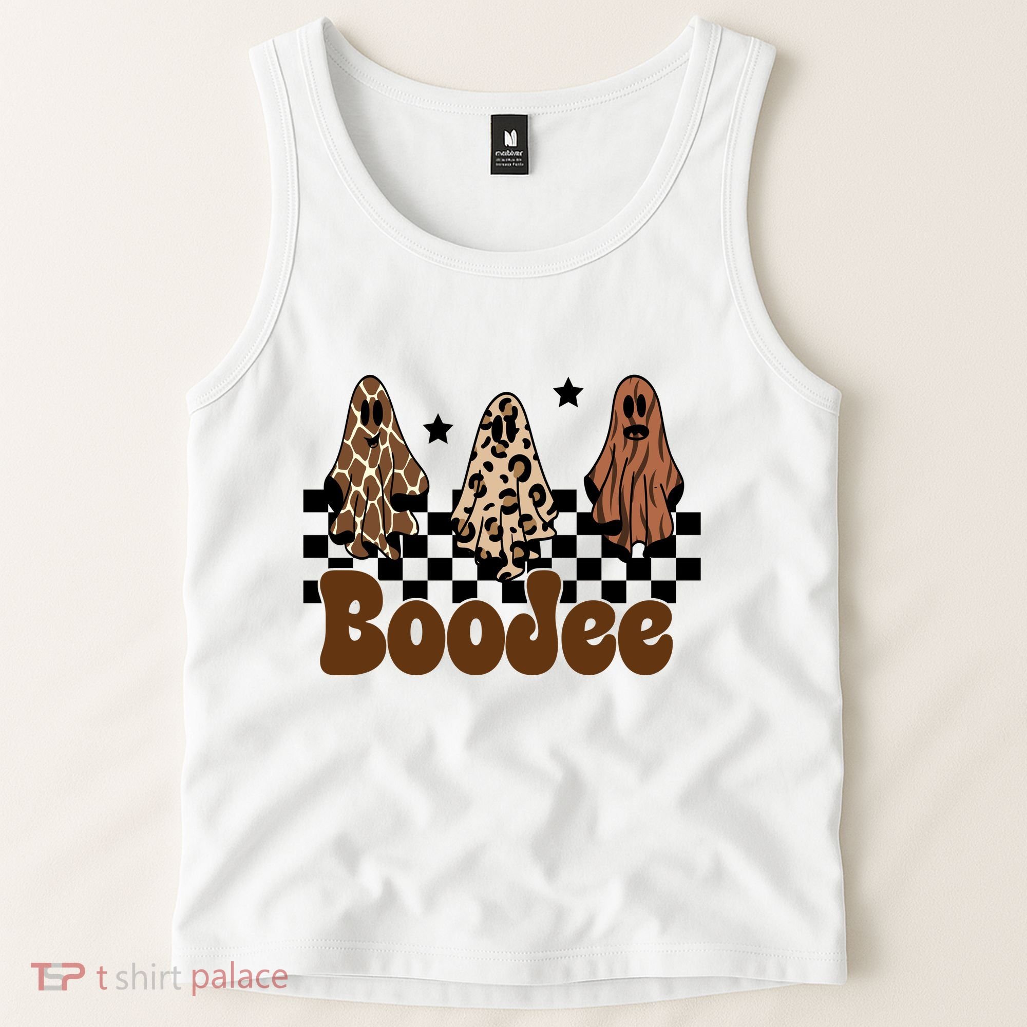 BooJee Halloween Bougie Ghost Funny Tank Top