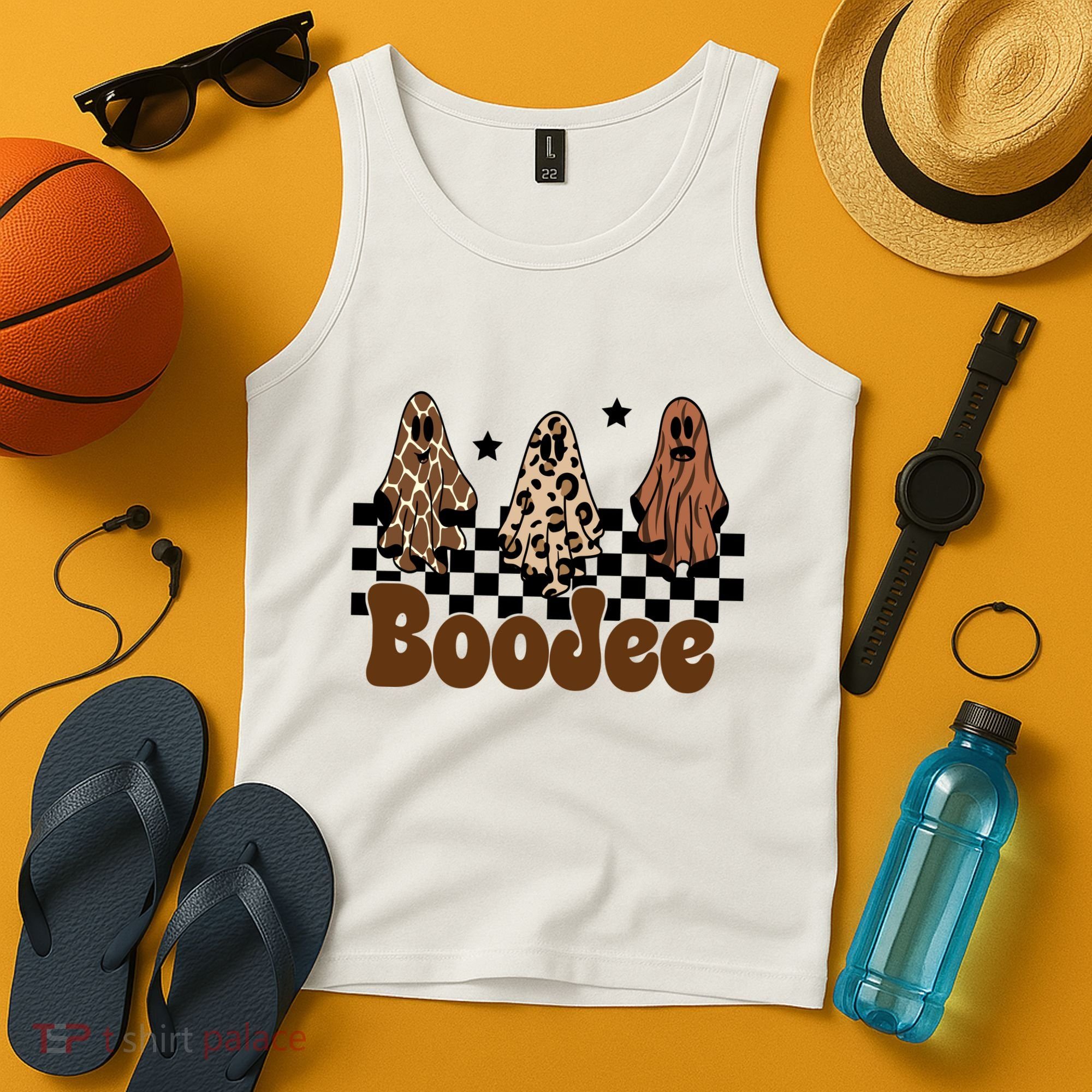 BooJee Halloween Bougie Ghost Funny Tank Top