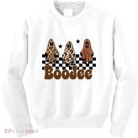 BooJee Halloween Bougie Ghost Funny Kids Sweatshirt thumb 0