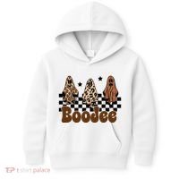 BooJee Halloween Bougie Ghost Funny Kids Hoodie thumb 0