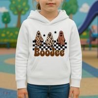 BooJee Halloween Bougie Ghost Funny Kids Hoodie thumb 3