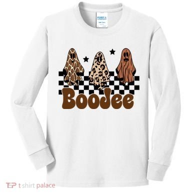 BooJee Halloween Bougie Ghost Funny Kids Long Sleeve Shirt