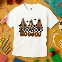 BooJee Halloween Bougie Ghost Funny Kids T-Shirt thumb 3