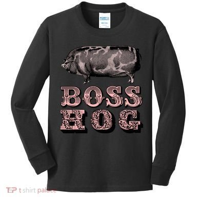 Boss Hog Kids Long Sleeve Shirt