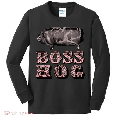 Boss Hog Kids Long Sleeve Shirt