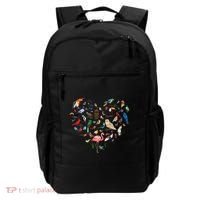 Bird Heart Birding BirdWatching Birder Bird Watcher Backpack thumb 0