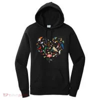 Bird Heart Birding BirdWatching Birder Bird Watcher Women's Hoodie thumb 0