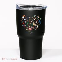 Bird Heart Birding BirdWatching Birder Bird Watcher Tumbler thumb 0