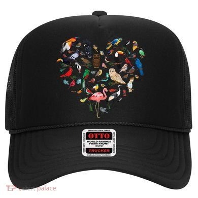 Bird Heart Birding BirdWatching Birder Bird Watcher Hat