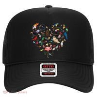 Bird Heart Birding BirdWatching Birder Bird Watcher Hat thumb 0