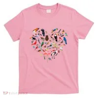 Bird Heart Birding BirdWatching Birder Bird Watcher T-Shirt thumb 0
