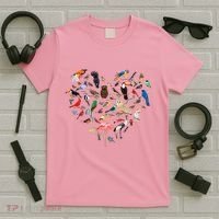 Bird Heart Birding BirdWatching Birder Bird Watcher T-Shirt thumb 5