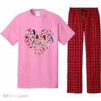 Bird Heart Birding BirdWatching Birder Bird Watcher Pajama Set thumb 0